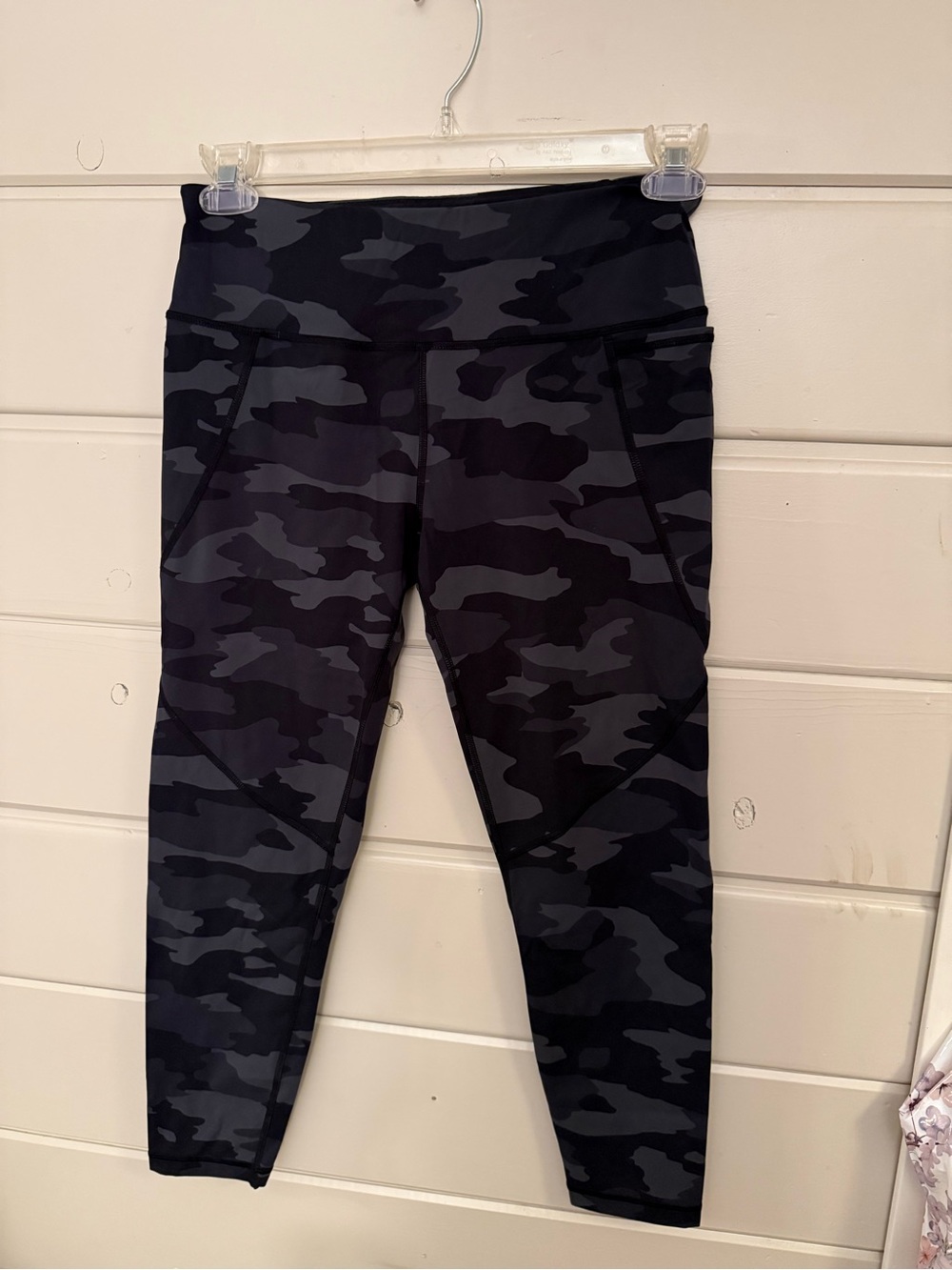 Sweaty Betty Black & Charcoal Camo Kids Leggings